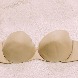 Tan Strapless Bra